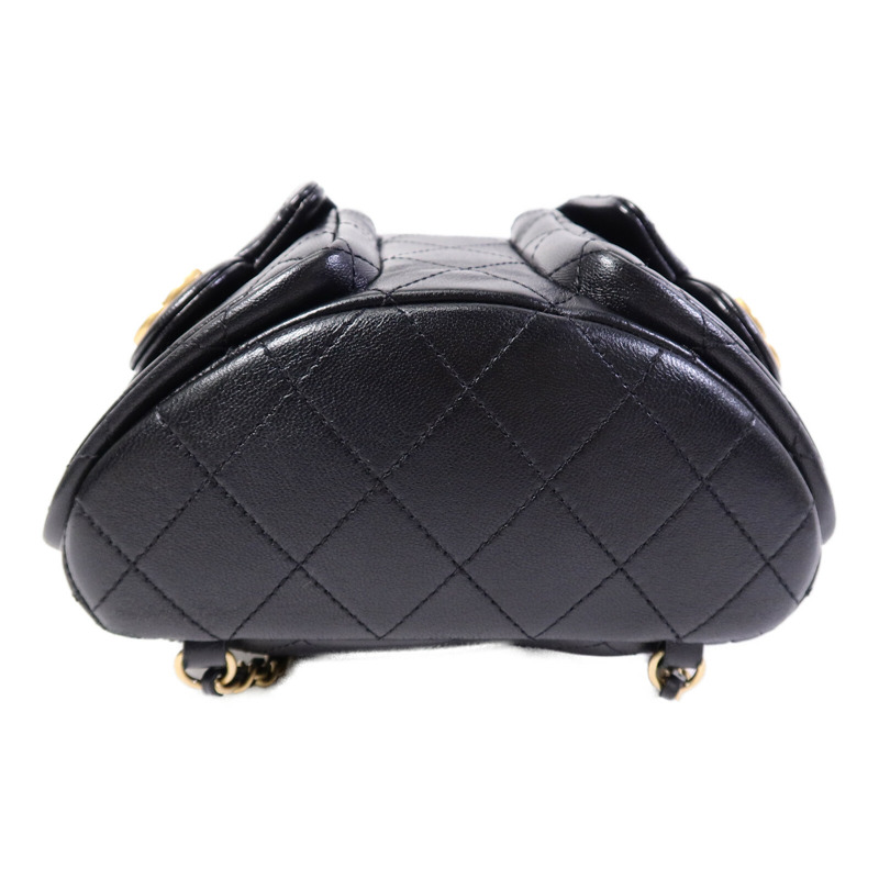 CHANEL 羊皮皮革25C Backpack背包-3