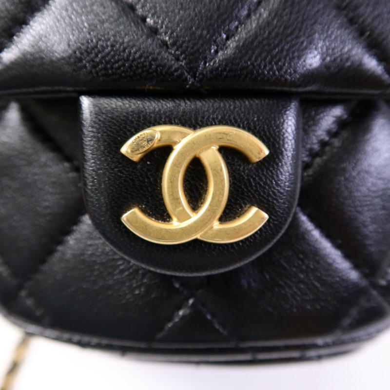 CHANEL 羊皮皮革25C Backpack背包-6