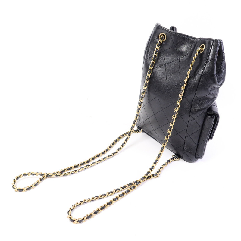 CHANEL 羊皮皮革25C Backpack背包-8