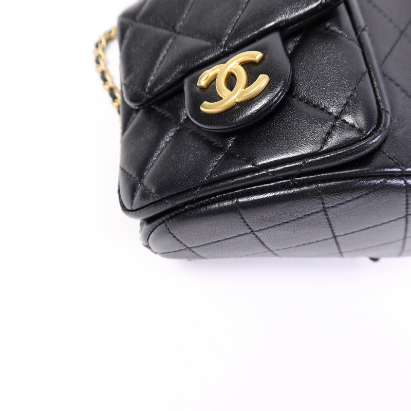 CHANEL 羊皮皮革25C Backpack背包-11