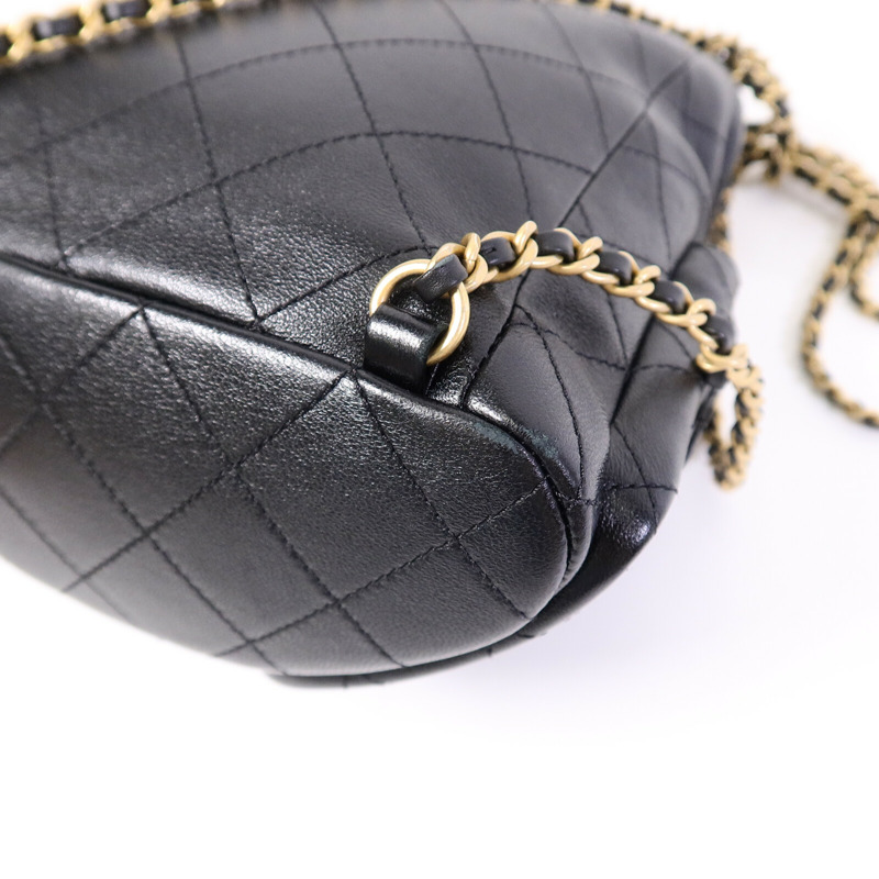 CHANEL 羊皮皮革25C Backpack背包-12