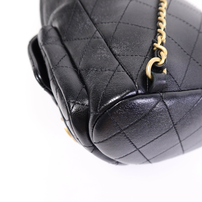 CHANEL 羊皮皮革25C Backpack背包-13