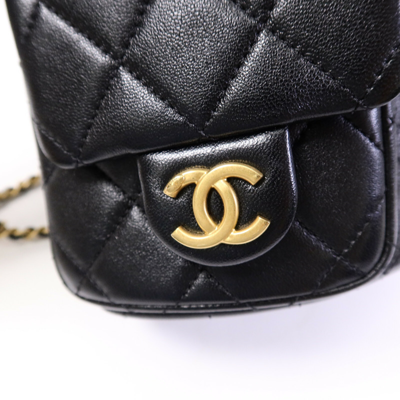CHANEL 羊皮皮革25C Backpack背包-14