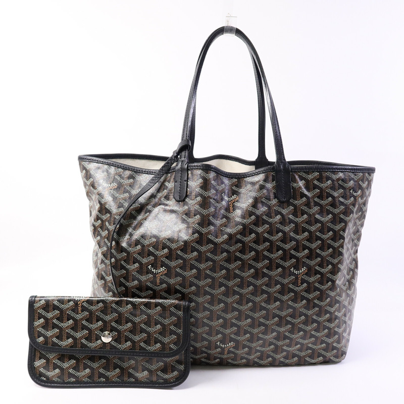 GOYARD 塗層帆布Saint Louis PM手挽袋-8