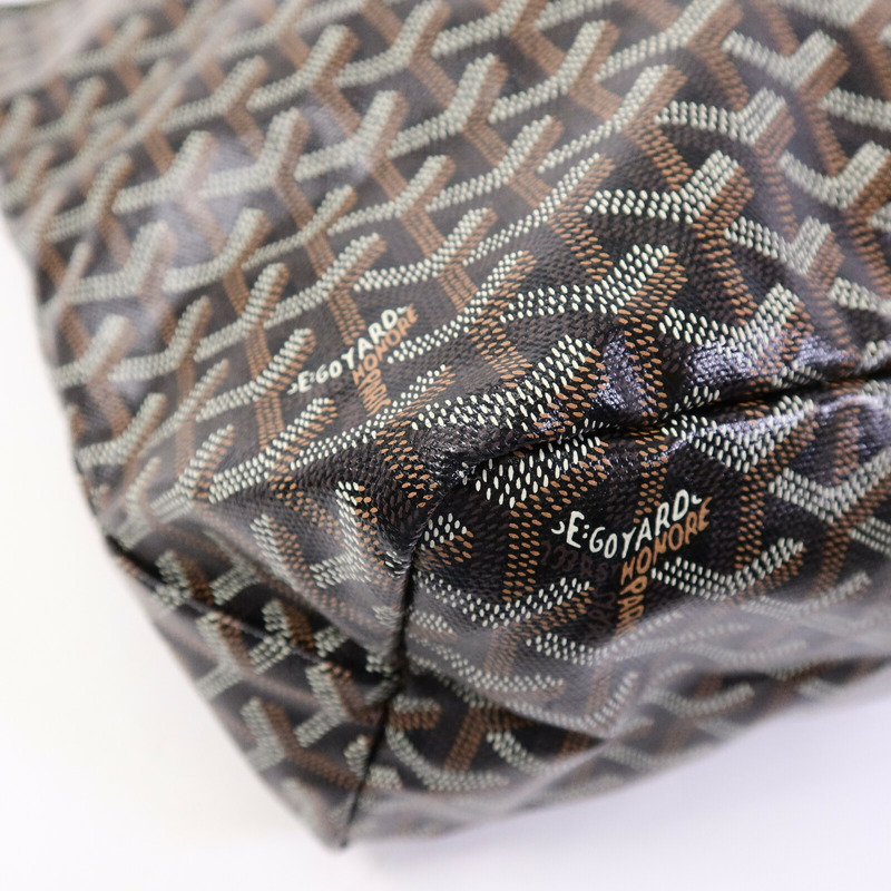 GOYARD 塗層帆布Saint Louis PM手挽袋-10