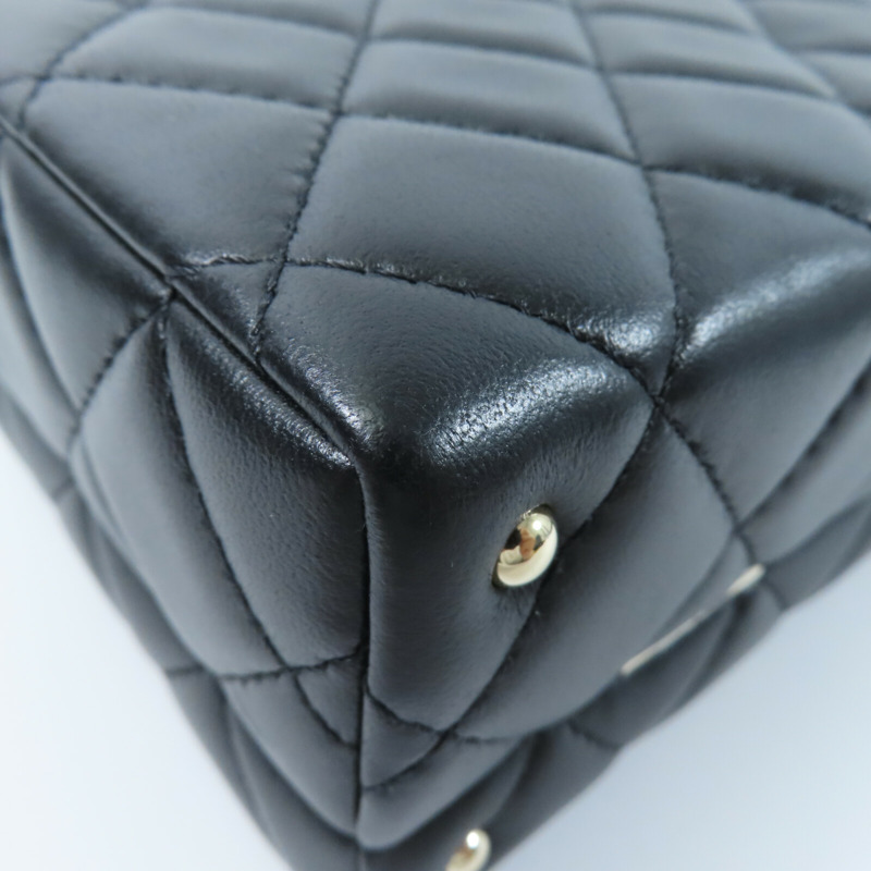 CHANEL 羊皮皮革Small Box鏈帶手挽肩背兩用袋-12