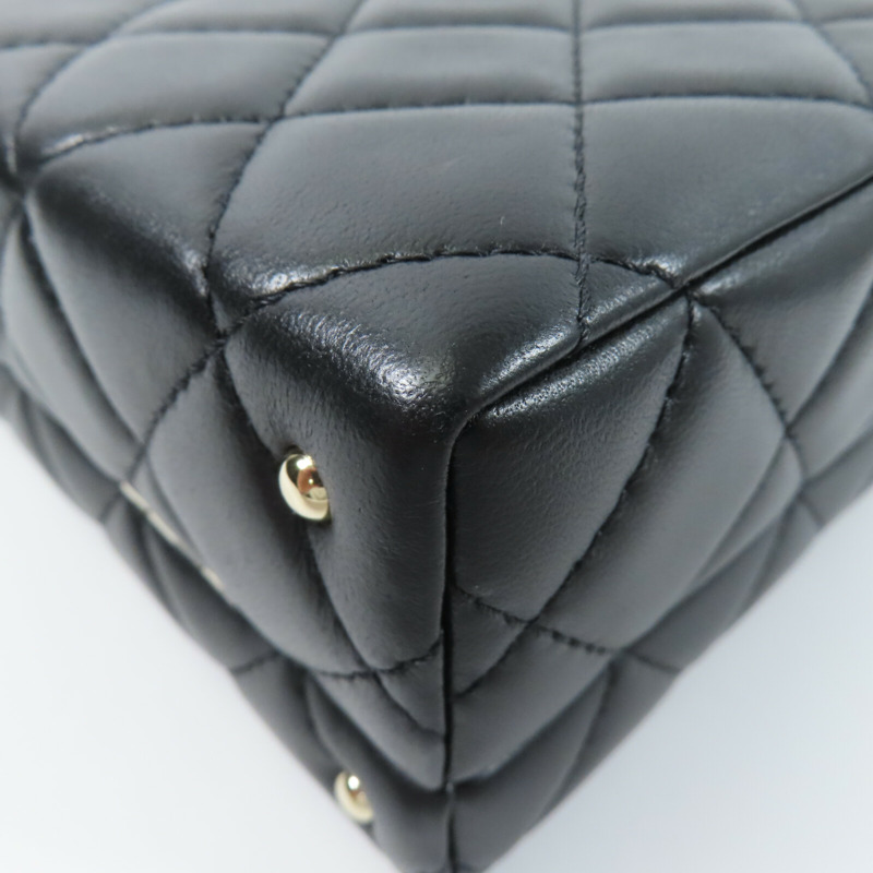 CHANEL 羊皮皮革Small Box鏈帶手挽肩背兩用袋-13