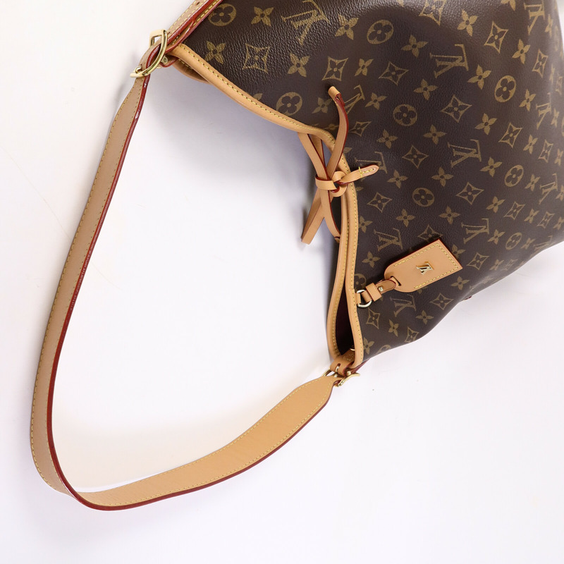 LOUIS VUITTON Monogram Carry All MM肩背袋-7