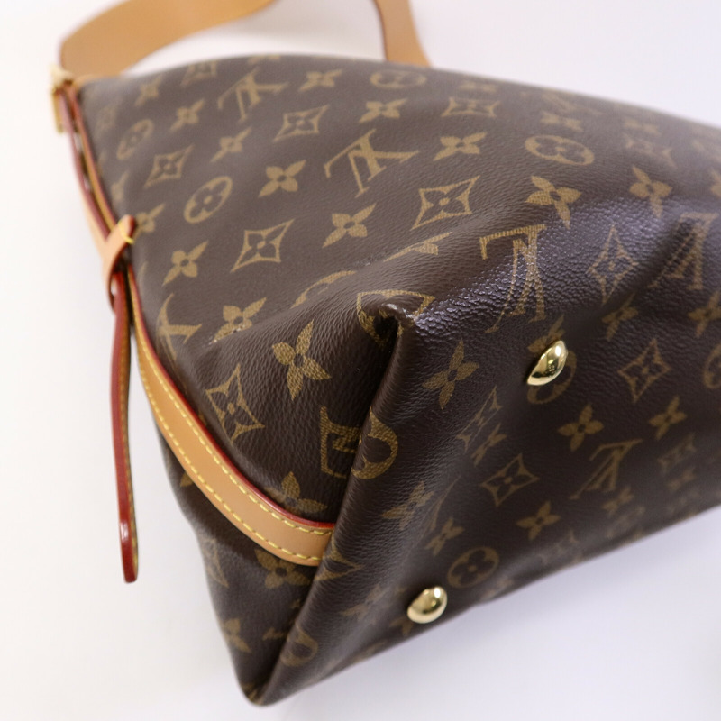 LOUIS VUITTON Monogram Carry All MM肩背袋-12