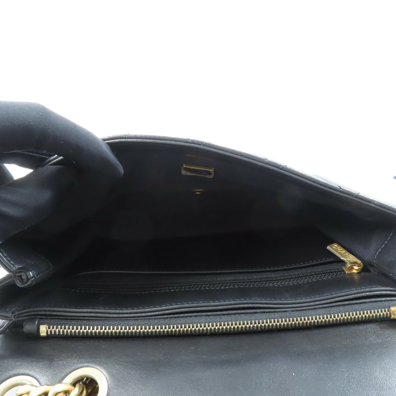 CHANEL 羊皮皮革Chain Shoulder鏈帶肩背袋-4