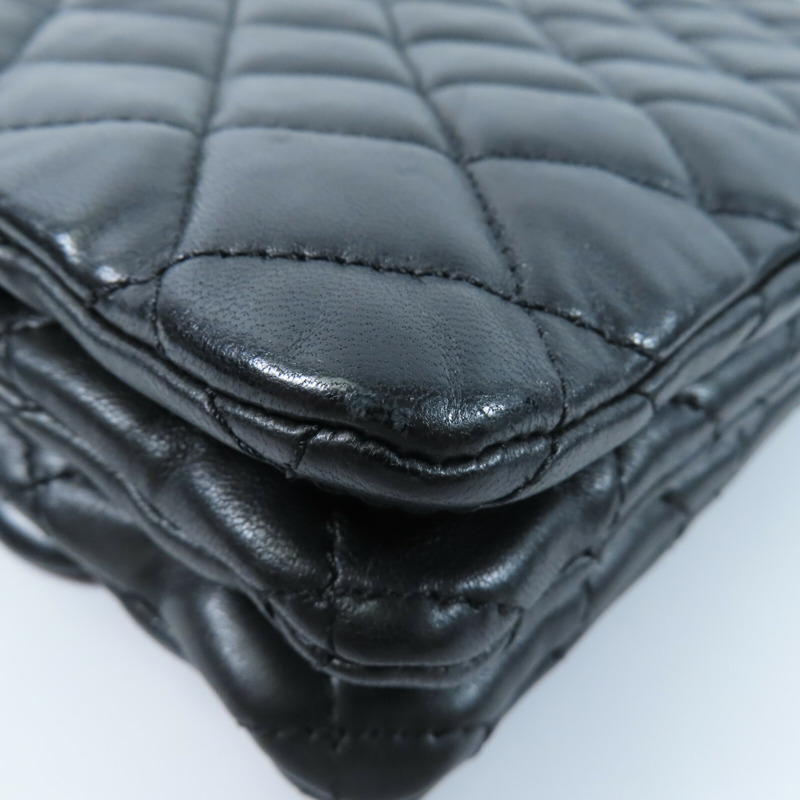 CHANEL 羊皮皮革Chain Shoulder鏈帶肩背袋-13