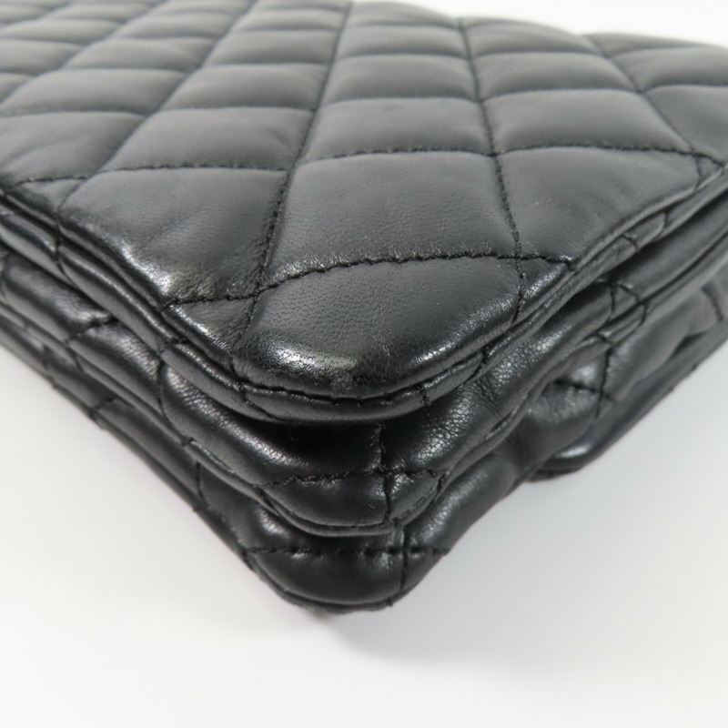 CHANEL 羊皮皮革Chain Shoulder鏈帶肩背袋-14