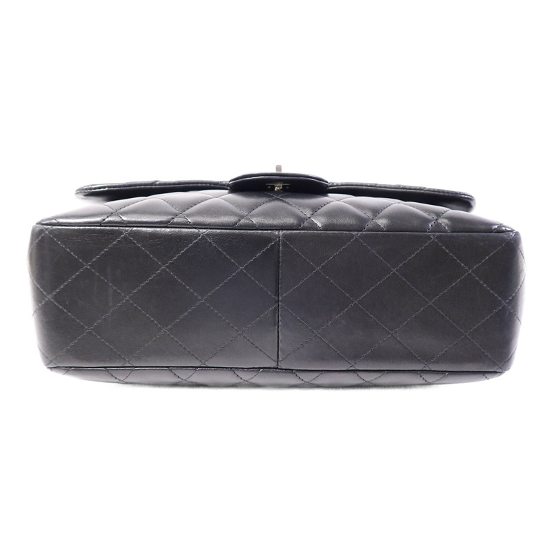 CHANEL 羊皮皮革Large Classic鏈帶肩背袋-3
