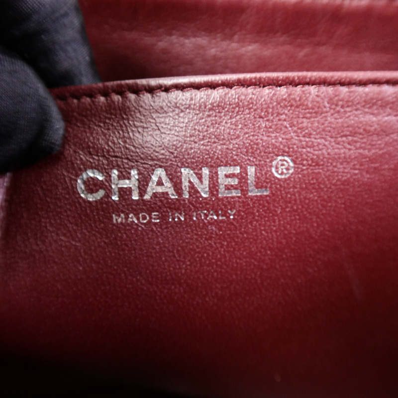 CHANEL 羊皮皮革Large Classic鏈帶肩背袋-5