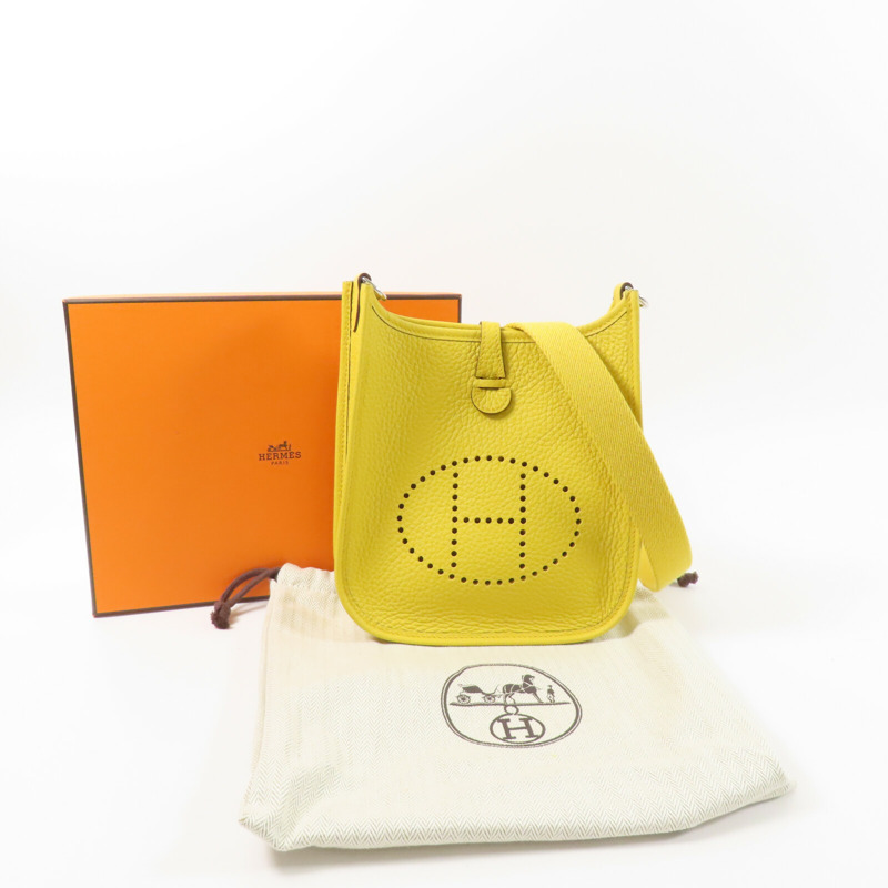 HERMES Clemence皮革Evelyne TPM肩背袋Sub-8