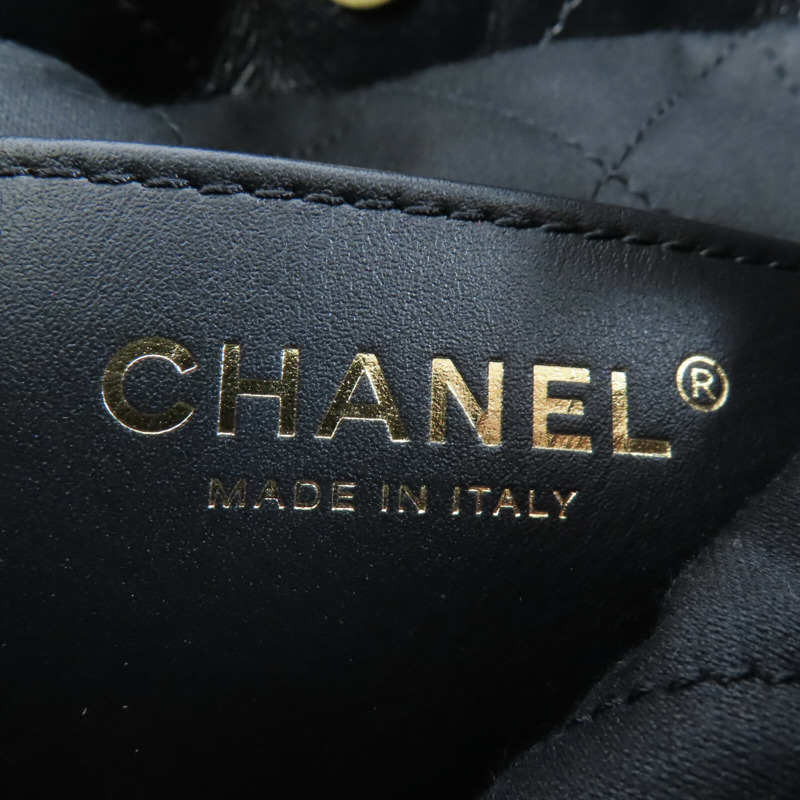 CHANEL 牛皮皮革Chanel 22 Mini鏈帶手挽肩背兩用袋-5