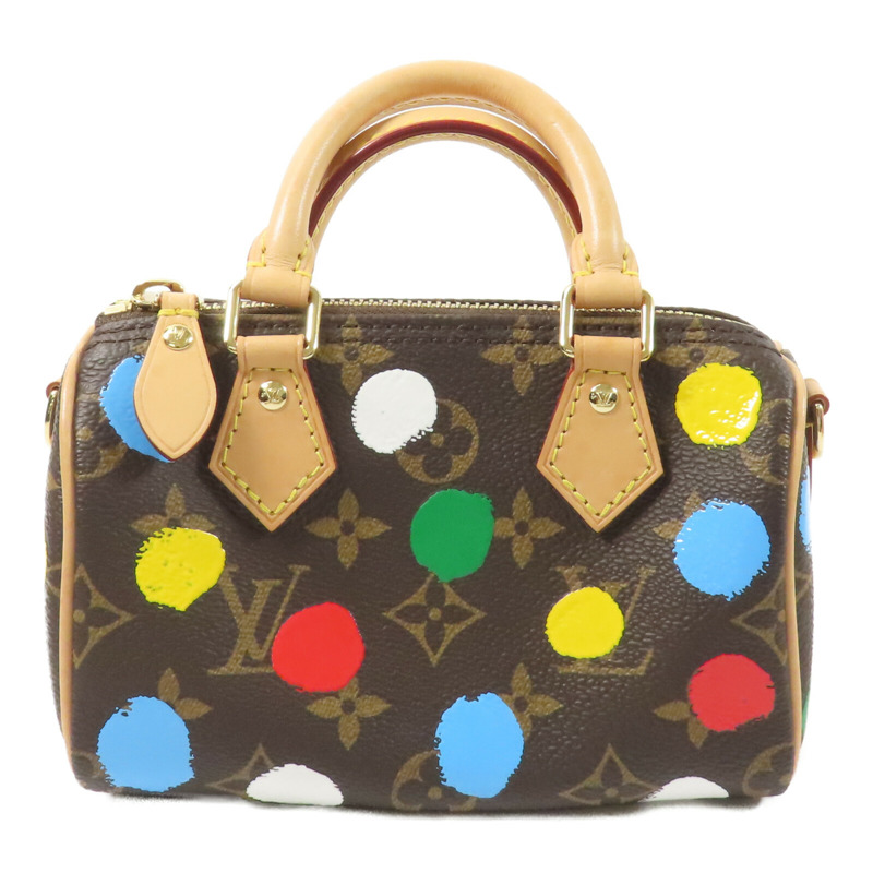 LOUIS VUITTON Monogram LV X YK Nano Speedy手挽肩背兩用袋-2