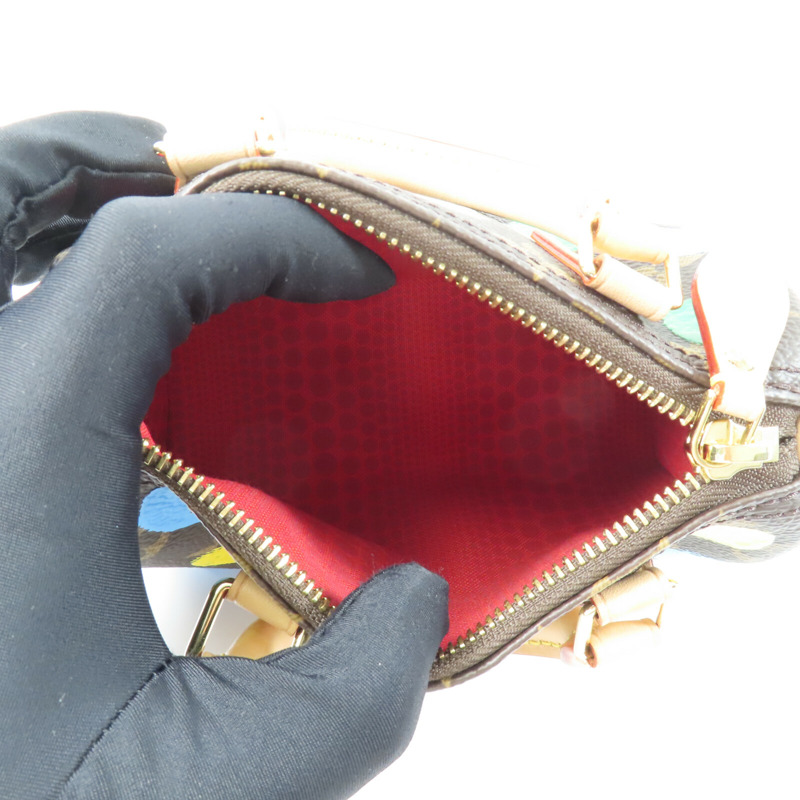 LOUIS VUITTON Monogram LV X YK Nano Speedy手挽肩背兩用袋-4