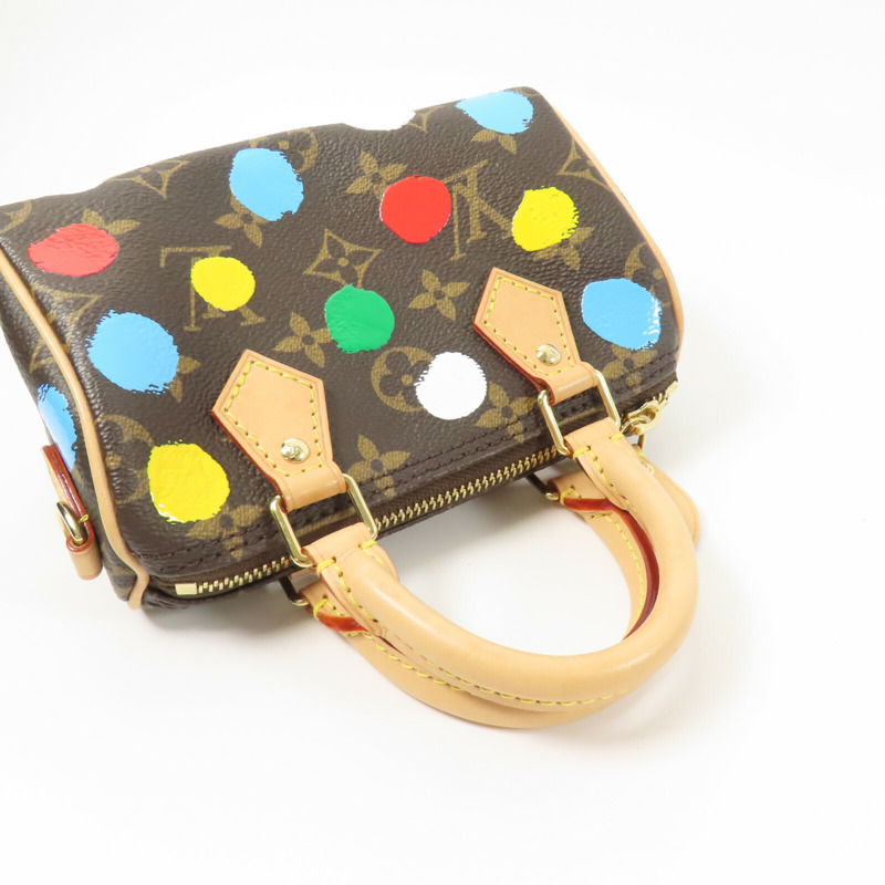 LOUIS VUITTON Monogram LV X YK Nano Speedy手挽肩背兩用袋-6
