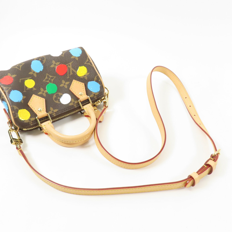 LOUIS VUITTON Monogram LV X YK Nano Speedy手挽肩背兩用袋-7