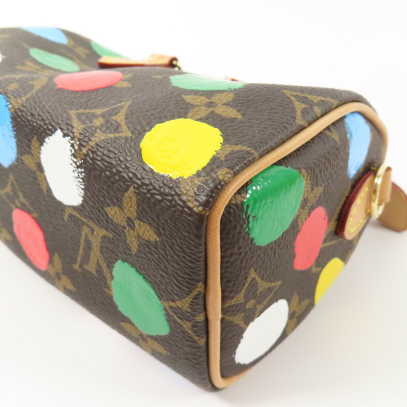 LOUIS VUITTON Monogram LV X YK Nano Speedy手挽肩背兩用袋-10