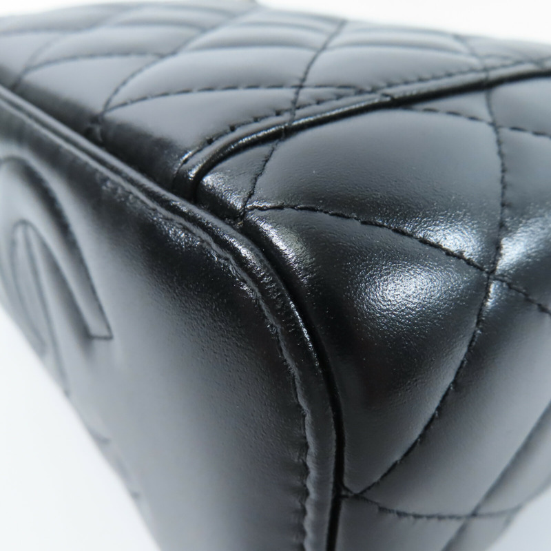 CHANEL 羊皮皮革Vanity Case鏈帶肩背袋-14