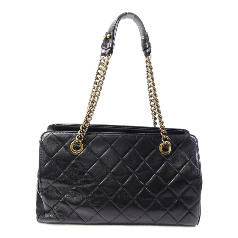 CHANEL 牛皮皮革Chain Shoulder Bag鏈帶肩背袋-1