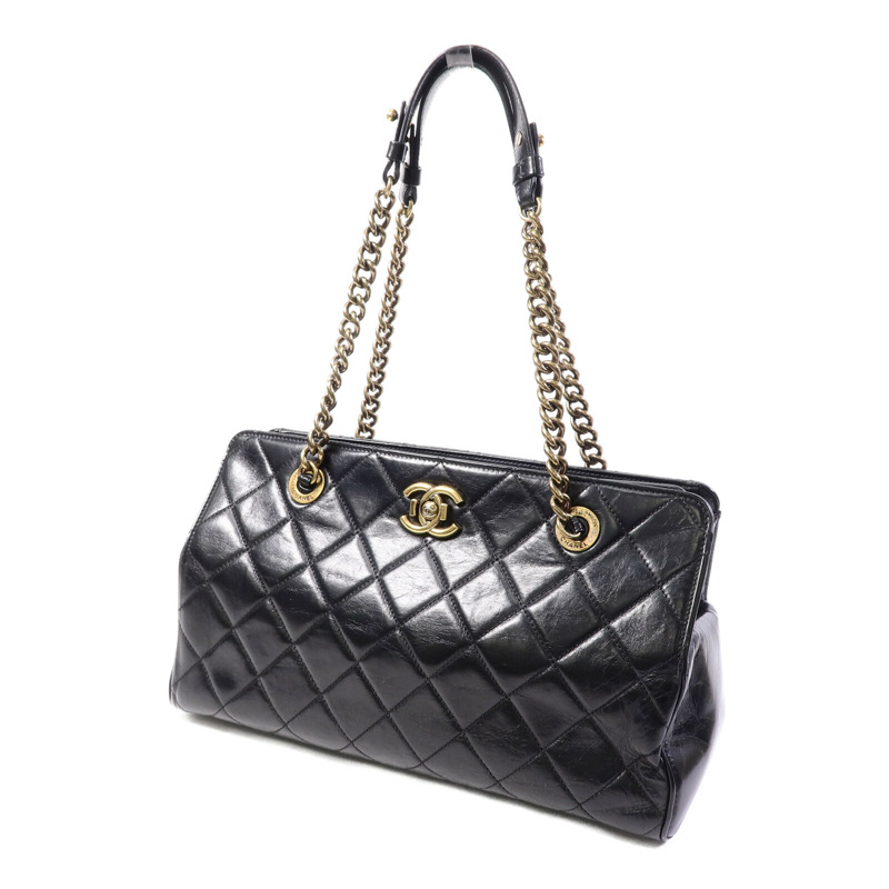 CHANEL 牛皮皮革Chain Shoulder Bag鏈帶肩背袋-2