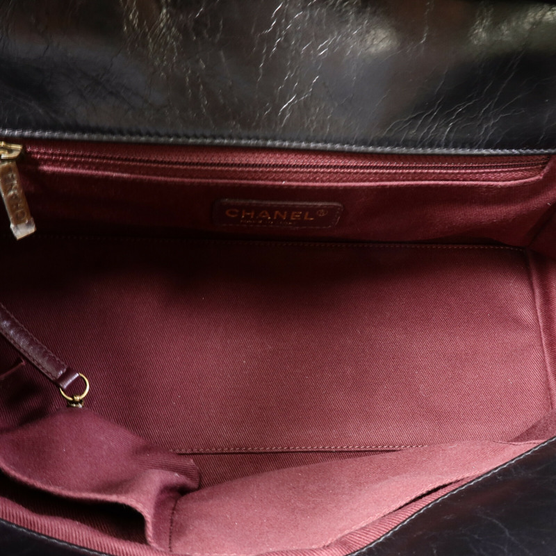 CHANEL 牛皮皮革Chain Shoulder Bag鏈帶肩背袋-4