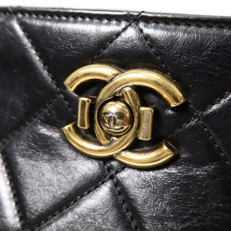 CHANEL 牛皮皮革Chain Shoulder Bag鏈帶肩背袋-6