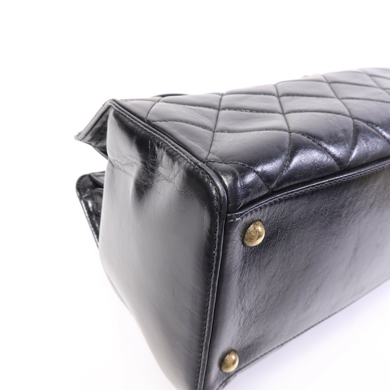 CHANEL 牛皮皮革Chain Shoulder Bag鏈帶肩背袋-10