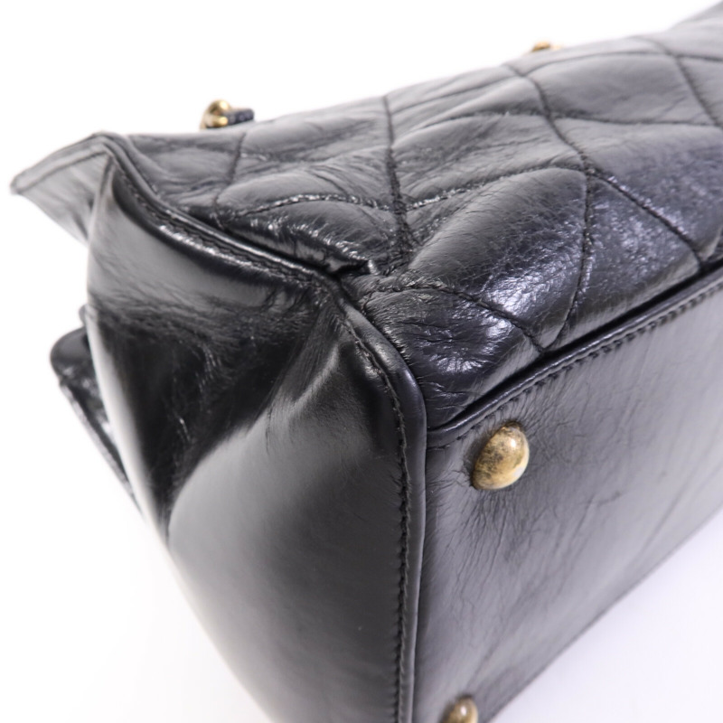 CHANEL 牛皮皮革Chain Shoulder Bag鏈帶肩背袋-12