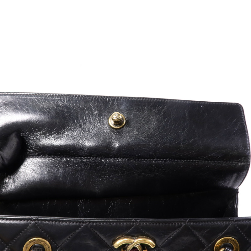 CHANEL 牛皮皮革Chain Shoulder Bag鏈帶肩背袋-13