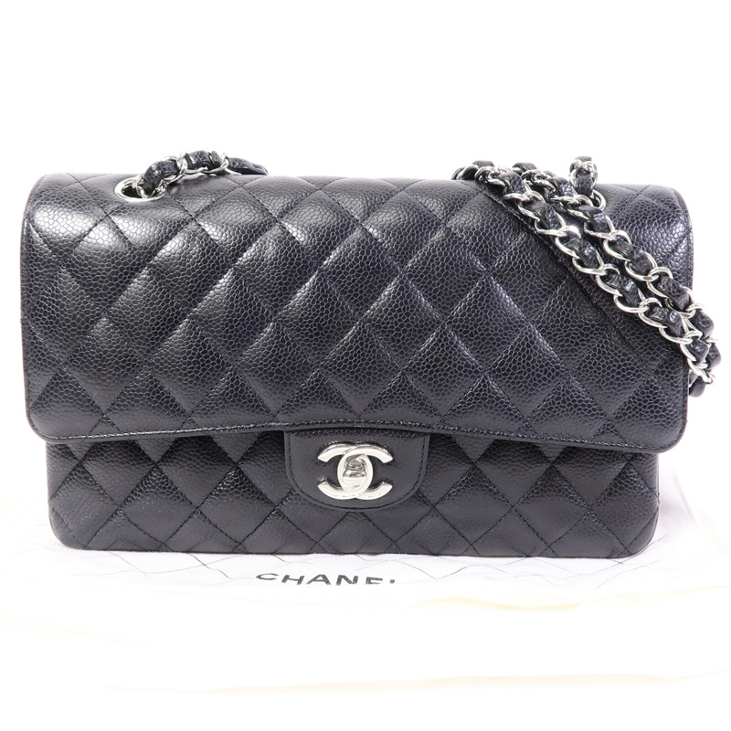 CHANEL 牛皮皮革Classic 25鏈帶肩背袋-9