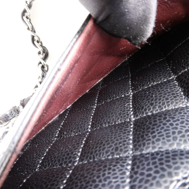CHANEL 牛皮皮革Classic 25鏈帶肩背袋-16