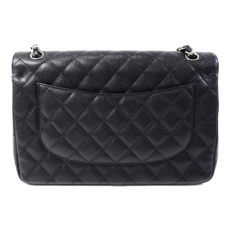 CHANEL 牛皮皮革Large Classic鏈帶肩背袋-1