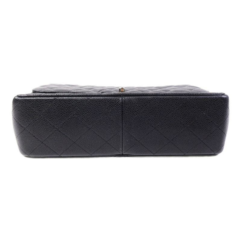 CHANEL 牛皮皮革Large Classic鏈帶肩背袋-3