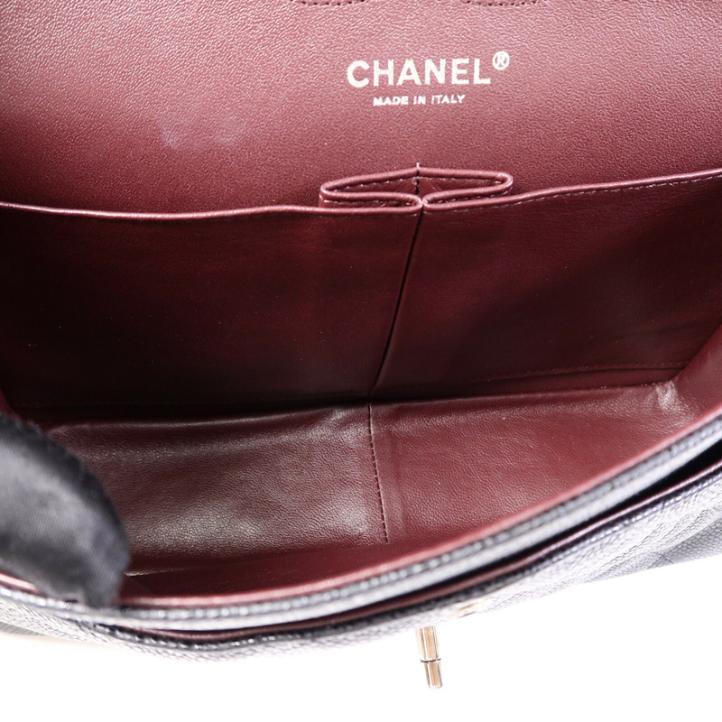 CHANEL 牛皮皮革Large Classic鏈帶肩背袋-4