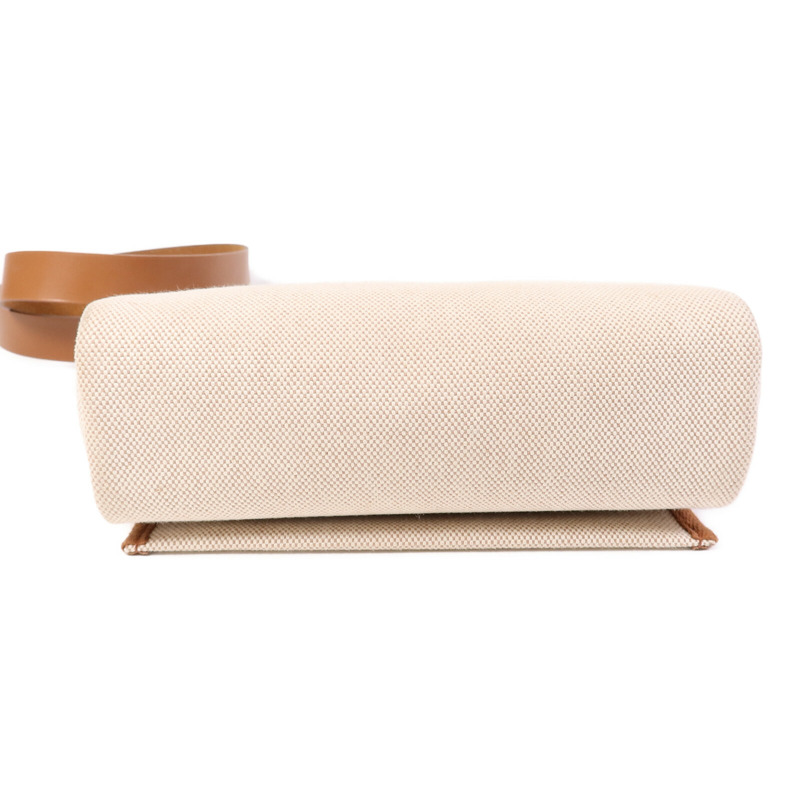 HERMES 帆布Mini Herbag肩背袋Gold-3