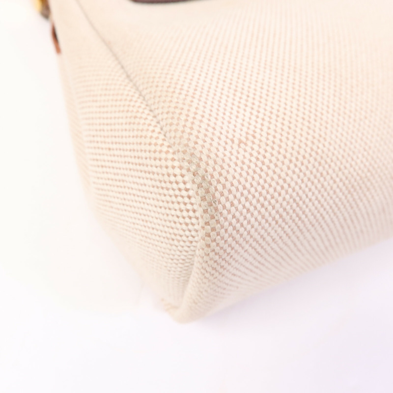 HERMES 帆布Mini Herbag肩背袋Gold-11