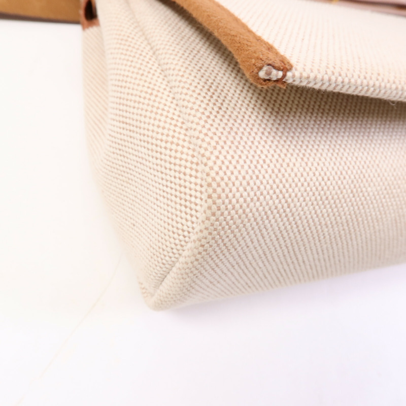 HERMES 帆布Mini Herbag肩背袋Gold-13