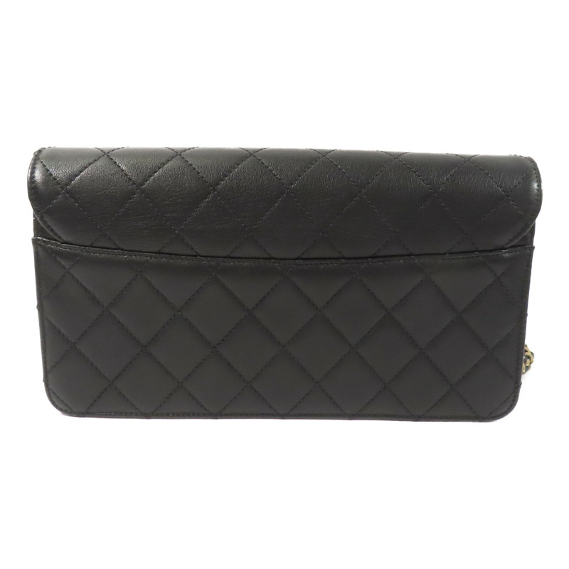 CHANEL 牛皮皮革Beauty Lock Flap鏈帶肩背袋-2