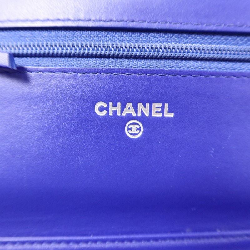 CHANEL 漆皮皮革WOC Wallet On Chain鏈帶肩背袋-5