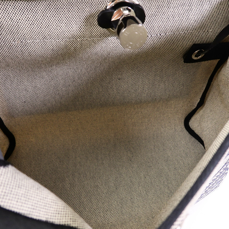 HERMES 帆布Herbag Pegasus Pop PM手挽肩背兩用袋Noir-4