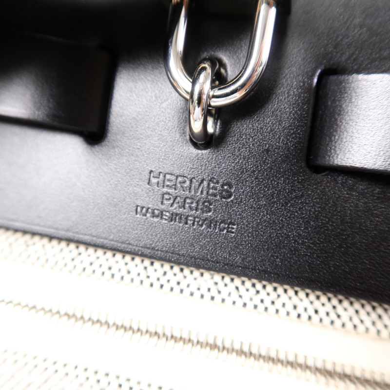 HERMES 帆布Herbag Pegasus Pop PM手挽肩背兩用袋Noir-5