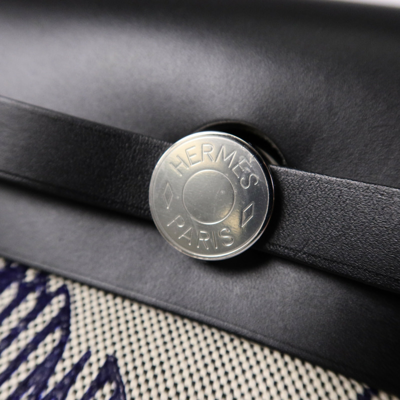 HERMES 帆布Herbag Pegasus Pop PM手挽肩背兩用袋Noir-6