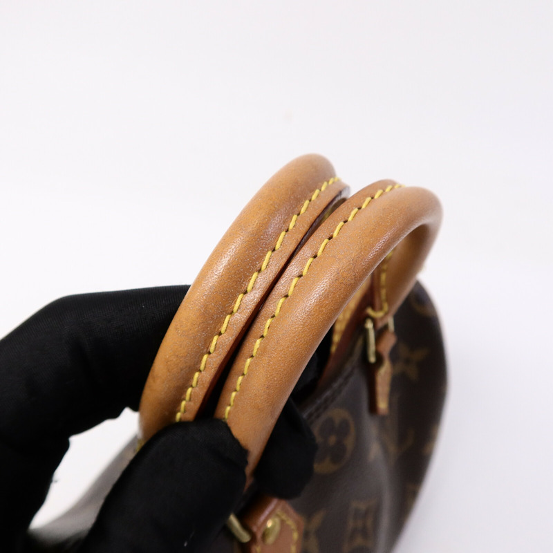 LOUIS VUITTON Monogram Nano Speedy手挽肩背兩用袋棕色-17