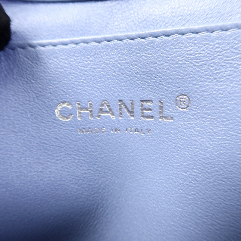 CHANEL 漆皮皮革Classic Flap鏈帶肩背袋-5