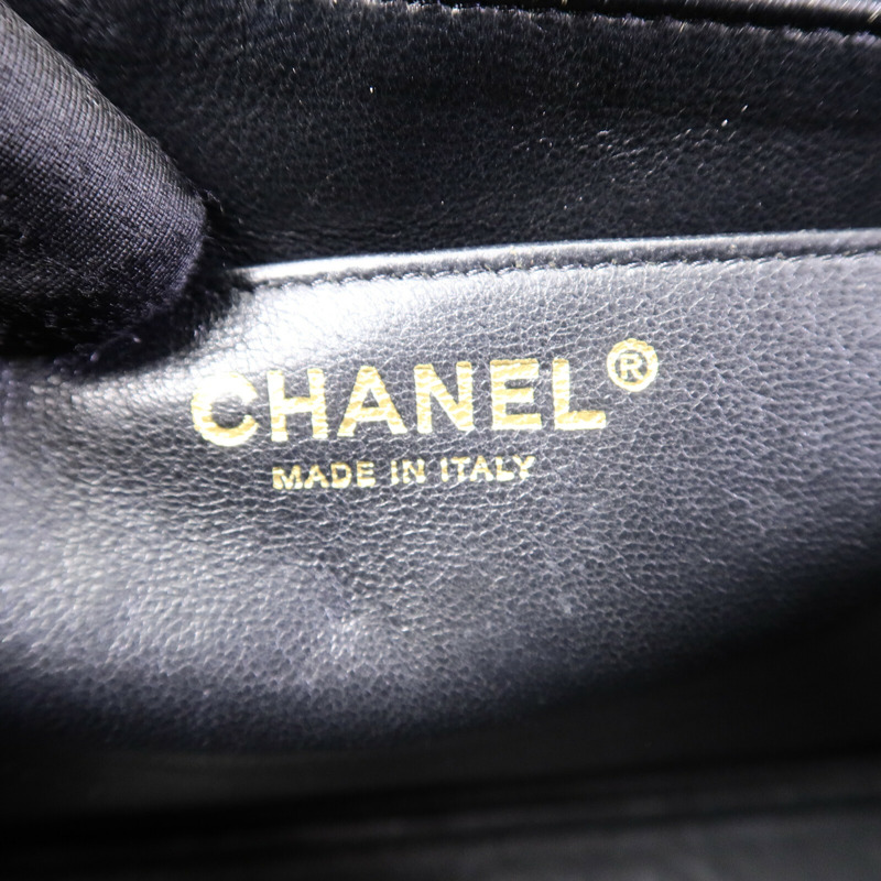 CHANEL 牛皮皮革Large Classic鏈帶肩背袋-5