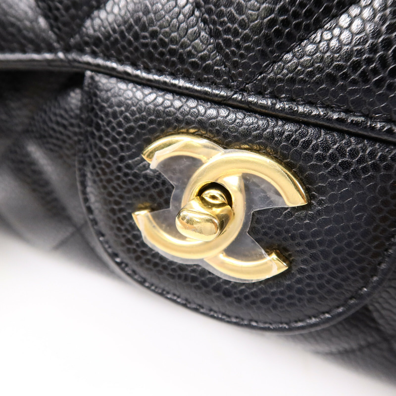 CHANEL 牛皮皮革Large Classic鏈帶肩背袋-6